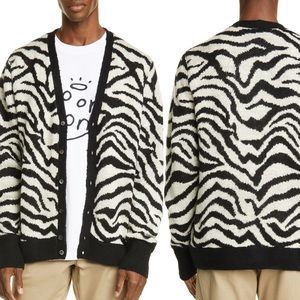 Noon Goons Tiger jacquard Cardigan Medium